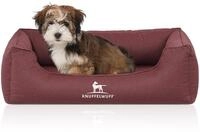Knuffelwuff Orthop&auml;disches Wasserabweisendes Hundebett Leon M-L 85 x 63cm Rot