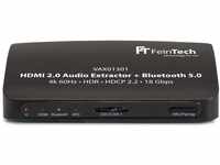 FeinTech VAX01301 HDMI Audio Extractor Adapter Konverter Splitter 5.1 mit Bluetooth