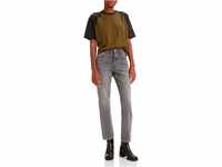 Levi's Damen 501® Crop Jeans,Gray Worn In,29W / 30L