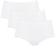 Sloggi Damen Unterhose 24/7 Cotton Lace Midi , Baumwolle, Spitzen-Optik, 3-Pack, 44,
