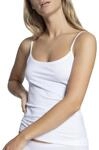 CALIDA Natural Comfort Spaghetti-Top Damen, aus hochwertiger Baumwolle, verstellbare