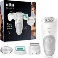 Braun Silk-&eacute;pil 5 Epilierer Damen f&uuml;r Haarentfernung / Haarentferner, Aufs&auml;tze