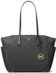 Michael Kors Damen Marilyn Medium Shopper, Black, 38.1 x 12.1 x 25.4 cm