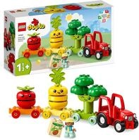LEGO DUPLO My First Obst- und Gem&uuml;se-Traktor, Geschenk Spielzeug zum Basteln,