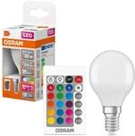 Osram STAR+ RGBW LED Lampe mit E14 Sockel, RGB-Farben per Fernbedienung...