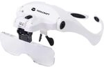 Toolcraft 2469761 Lupenbrille mit LED-Beleuchtung Vergr&ouml;&szlig;erungsfaktor: 3.5 x, 2.5