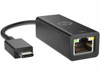 HP USB-C-zu-RJ45-Netzwerkadapter mit Status-LED, Schwarz