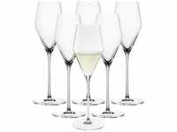 Spiegelau & Nachtmann, 6-teiliges Champagnerglas-Set, Kristallglas, 250 ml,