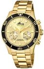 Lotus Herren Hybrid Smartwatch Connected Edelstahl 316L Gold - Analoge Uhr - 10 ATM