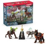 SCHLEICH ELDRADOR Creatures | Starter Set 72179 mit H&ouml;llenhund, Schneewolf,