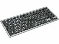 Manhattan 180559 Wireless Tastatur Dual-Mode Ultra Slim, deutsche Bluetooth...