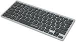 Manhattan 180559 Wireless Tastatur Dual-Mode Ultra Slim, deutsche Bluetooth...