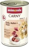 animonda Carny Katzen Nassfutter Kitten Huhn + Pute (12 x 400g), Kitten