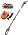 Fuxtec Akku Hochentaster 20V FX-E1HE20-SET Teleskop Asts&auml;ge mit verl&auml;ngerbarem