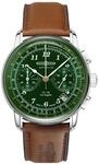 Zeppelin Herrenuhr mit Lederband Serie LZ126 Los Angeles Chronograph Datum 7614-4