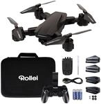 Rollei Fly 60 Combo Drohne, WiFi-Live-Bild &Uuml;bertragung, 6-Achsen Gyroskop, lange