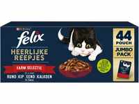 FELIX Köstliche Streifen Farm Auswahl 44x80g (44 Portionsbeutel; 3,52kg)