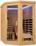 Artsauna Infrarotkabine Esbjerg - Triplex-Heizsystem Infrarotsauna - 2 Personen -