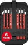 Wiha Bit Set slimBit electric Schlitz, Phillips 6-tlg. inkl. I slimBit-Box I