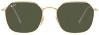 Sonnenbrille Ray-Ban RB3694 001/31, Unisex, Farbe: Gold, Gr&uuml;n, Gl&auml;sergr&ouml;&szlig;e 53 mm