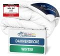 DormiGood Daunendecke 155x220 Winter - Made in Germany - 100% Extraweiche Daunen -