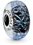 PANDORA Welliges dunkelblaues Ozean Murano-Glas Charm