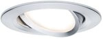 Paulmann 93450 Einbauleuchte LED Coin Nova rund 6,5W Alu 1er-Set schwenkbar IP23