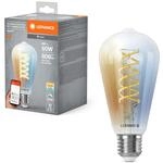 LEDVANCE SMART+ WIFI LED-Lampe, Wei&szlig;glas, 8W, 806lm, Edison-Form mit 64mm