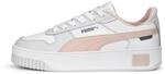 PUMA Damen Carina Street Sneaker, White Rose Dust Feather Gray, 40.5 EU