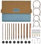 KnitPro Ginger Regal Afghanisches/Tunesisches H&auml;kelnadel Set | 11 Gr&ouml;&szlig;en (3.5mm