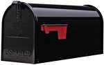 Original U.S. Mailbox - ELITE - Stahl - schwarz - Gr. T1 Art. E1100B00