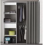 m&ouml;belando Kleiderschrank Schrank Holzschrank Schlafzimmerschrank Flurschrank Clara I