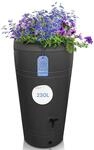 YourCasa Regentonne 230 Liter DECORE | Regenwassertank bepflanzbar |...