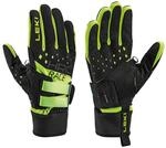 LEKI HRC Race Shark Handschuhe, Black-neon Yellow, EU 7