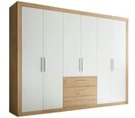 DEINE TANTE EMMA 58-584-T2 Fernando Artisan Eiche Nb. / Wei&szlig; Kleiderschrank mit
