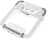 DIGITUS Variabler Notebook-St&auml;nder mit integrierter USB-C Docking Station 8-Port