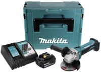 Makita DGA 452 RT1J Akku Winkelschleifer 18 V 115 mm + 1x Akku 5,0 Ah +...