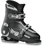 Roces Kinder Verstellbarer Kinderskischuh IDEA UP 19.0-22.0, Black/Silver, 30-35,