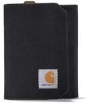 Carhartt Herren Casual Nylon Duck Trifold Wallets, Nylon-Ente (schwarz),