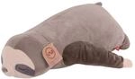 UNUS Faultier Kuscheltier Kissen, 50 cm, Grau, Seitenschl&auml;ferkissen weich und