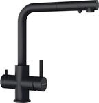 SCHOCK K&uuml;chenarmatur VITUS Puro &ndash; schwarze Hochdruck Filterwasser Armatur mit