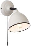 BRILLIANT Lampe Telio Wandleuchte Zugschalter grau/taupe | 1x D45, E14, 2,...