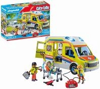 PLAYMOBIL | City Life | Rettungswagen | mit Licht und Soundeffekten | Spielzeug f&uuml;r