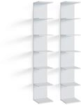 Vicco Wandregal Paolo, Wei&szlig;, 30 x 190 cm 2er Set, zur Aufbewahrung von B&uuml;chern und