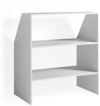 Vicco Kinderregal, Wei&szlig;, 90 x 100 cm, zur Aufbewahrung von Spielzeug und B&uuml;chern
