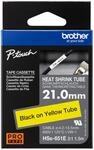Brother Original Pro Tape HSe-651E Schrumpfschlauch &ndash; schwarz auf gelb