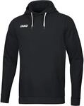 JAKO Herren Kapuzensweatshirt Base, Schwarz, S