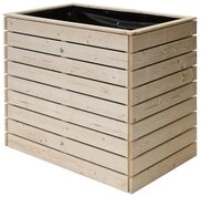 WESTMANN Hochbeet Fichte M | 110x70x90 cm Natur | Kr&auml;uterbeet f&uuml;r den Au&szlig;enbereich