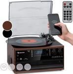 Auna Plattenspieler f&uuml;r Schallplatten, Plattenspieler mit Lautsprecher,...