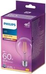 Philips LED Classic E27 Filament Lampe (60 W), LED Lampe in Globe-Form mit